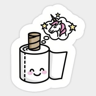 I'm beautiful  - unicorn / toilet paper Sticker